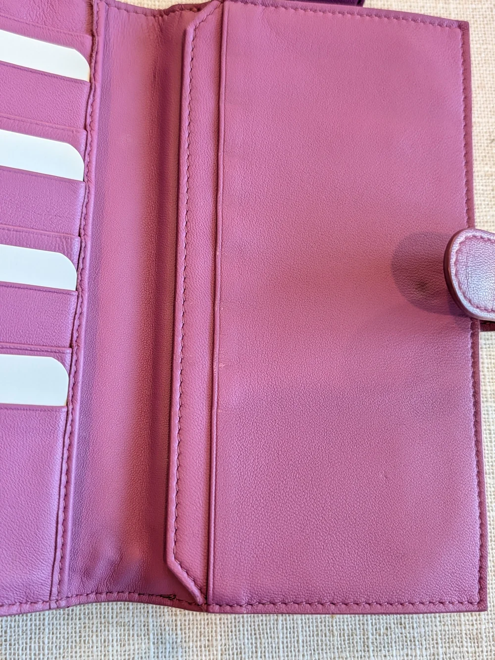 Bottega Veneta Leather Purple Women's Wallet